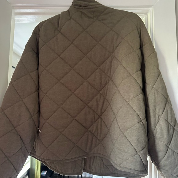 Madewell Quilted Tan Women's Jacket- S - Picture 2 of 2